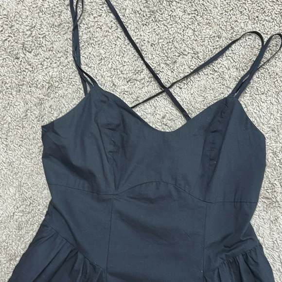 A New Day V-Neck Sleeveless Solid Cotton Dress - Picture 4 of 12